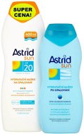 ASTRID SUN Moisturizing Sunscreen Lotion SPF 20 400 ml + Moisturizing After Sun Lotion 200 ml - Cosmetic Set