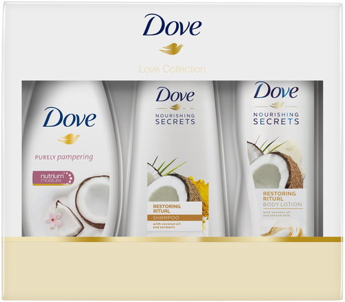 DOVE Damage Healing Ritual Premium Gift Cassette - Cosmetic Gift Set - Main image