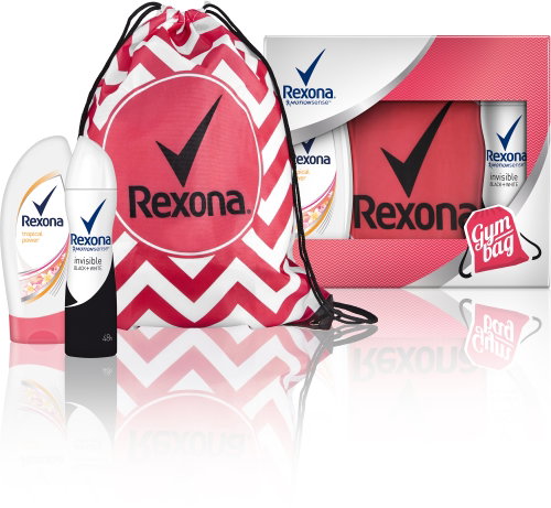 REXONA Invisible Black+White Gift Box with Sporty Backpack - Cosmetic Gift Set - Main image