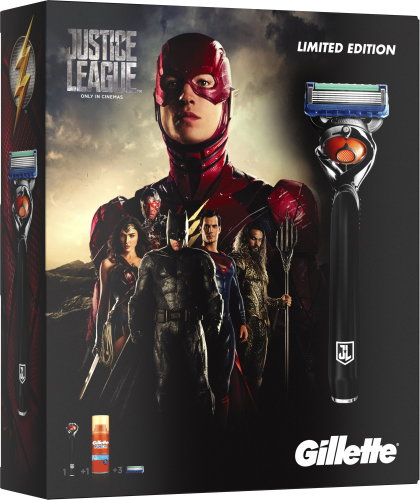 GILLETTE Fusion ProGlide Flexball JUSTICE LEAGUE - Flash - Cosmetic Gift Set - Main image