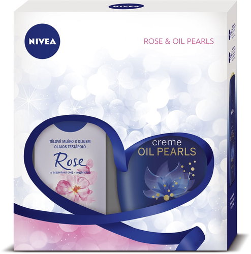 NIVEA Body ROSE gift pack full of care with rose and ylang ylang flowers - Cosmetic Gift Set - Main image
