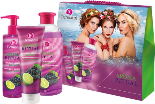 DERMACOL Aroma Ritual Grapes with Lime Set - Cosmetic Gift Set - Main image