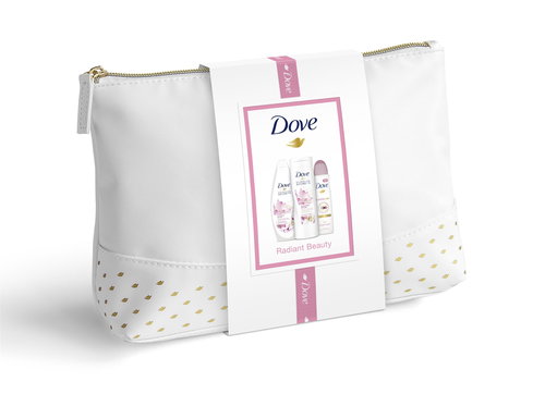 DOVE Radiant Beauty Christmas Gift Cosmetic Bag for Women - Cosmetic Gift Set - Main image