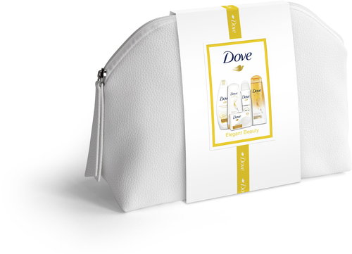 DOVE Elegant Beauty Christmas Gift Cosmetic Bag for Women - Cosmetic Gift Set - Main image