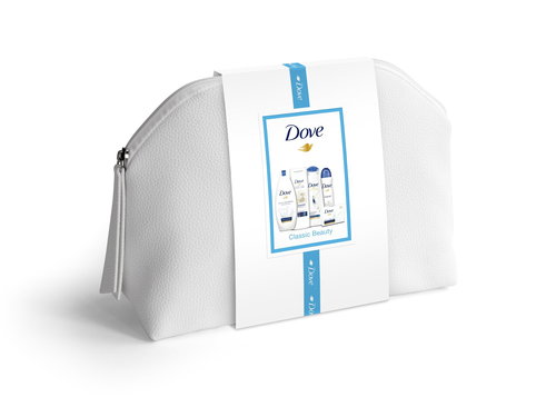 DOVE Classic Beauty Christmas Gift Cosmetic Bag for Women - Cosmetic Gift Set - Main image