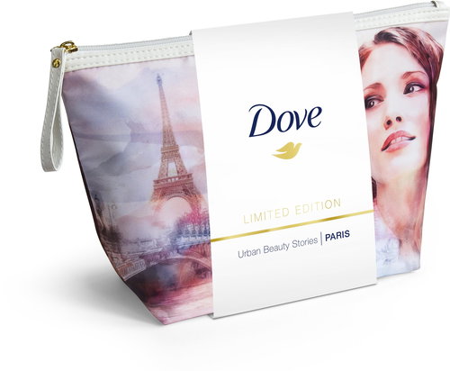 DOVE Timeless Beauty Paris Christmas Gift Cosmetic Bag - Cosmetic Gift Set - Main image