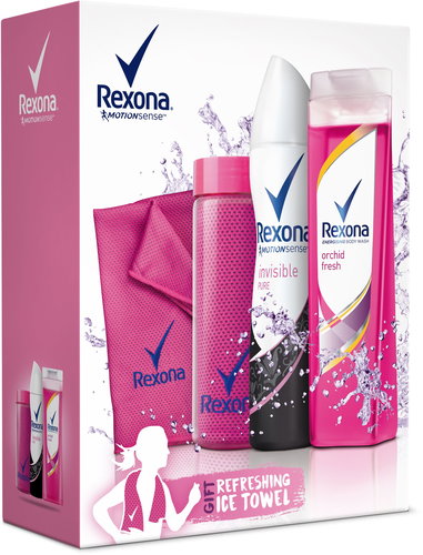 REXONA Christmas gift box for women with a cooling towel - Cosmetic Gift Set - Main image