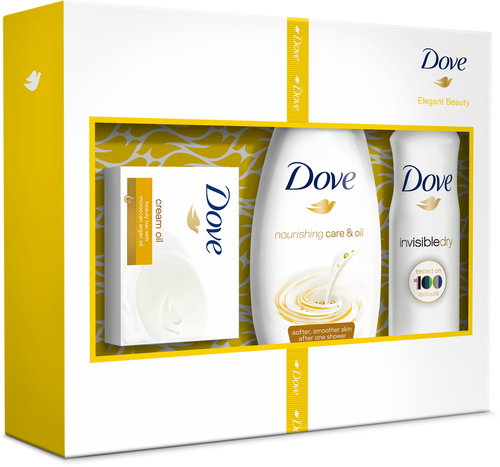DOVE Elegant Beauty Large Christmas Gift Box for Women - Cosmetic Gift Set - Main image