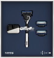 GILLETTE Fusion5 ProGlide Szett + Állvány + 2× Borotvafej - Kozmetikai ajándékcsomag