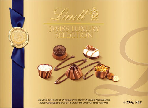 LINDT Swiss Luxury Selection 230g - Box of Chocolates - Main image