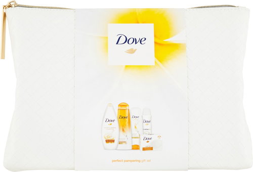 DOVE Perfect Pampering Big Christmas Gift Cosmetic Bag for Women - Cosmetic Gift Set - Main image