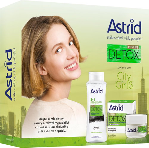 ASTRID CITYLIFE DETOX Day Cream 50ml + Micellar Water 3-in-1 for Normal to Oily Skin 400ml - Cosmetic Gift Set - Main image