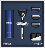 GILETTE Fusion5 ProShield Chill Szett + 3× borotvabetét - Kozmetikai ajándékcsomag