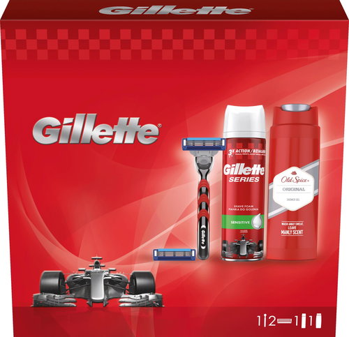 GILETTE Mach3 Turbo Set + OLD SPICE - Cosmetic Gift Set - Main image