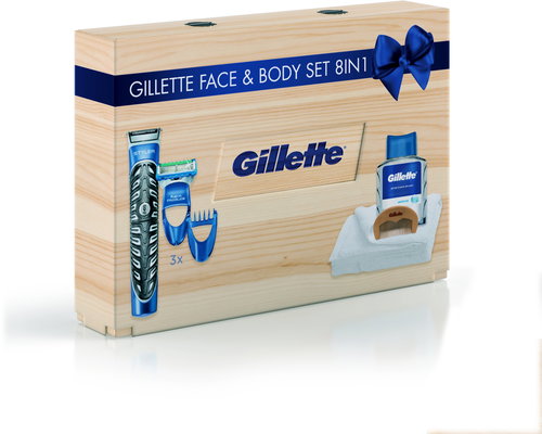 GILETTE Wood Box - Cosmetic Gift Set - Main image