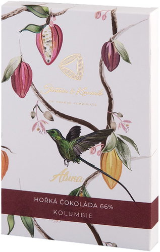 PRAGUE CHOCOLATE Aluna 66% Dark 70g - Chocolate - Main image