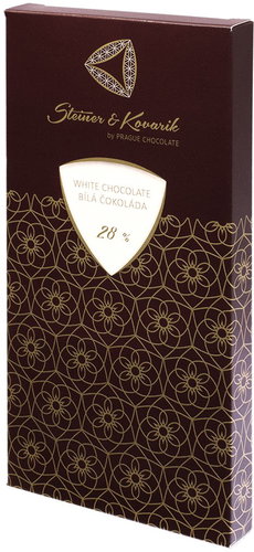 PRAGUE CHOCOLATE White Chocolate 28% 240g - Chocolate - Main image