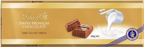 LINDT Swiss Premium Gold Tablet Milk 300g - Chocolate - Main image