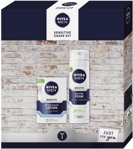 NIVEA Men Box Lotion Sensitive 2020 - Cosmetic Gift Set - Main image