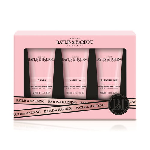 Baylis  Harding Jojoba, Vanilla & Almond Oil Hand Cream Set - Cosmetic Gift Set - Main image