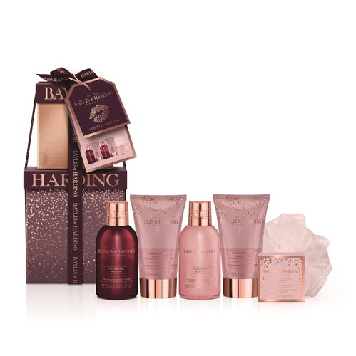 Baylis & Harding Cranberry Martini Body Care Set - Cosmetic Gift Set - Main image