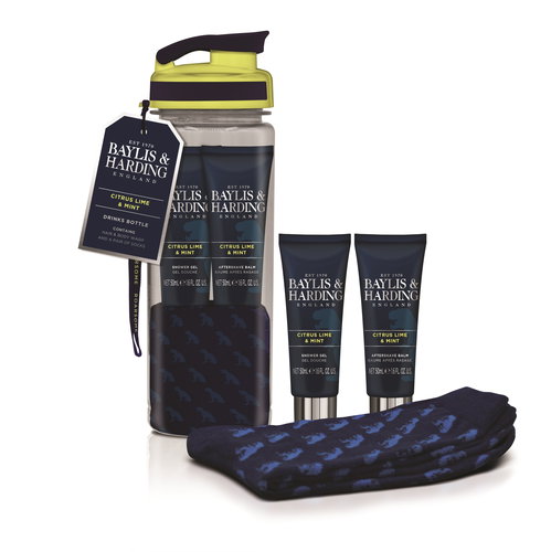 Baylis & Harding Men's Citrus Lime & Mint Body Care Set with a Drink Bottle - Cosmetic Gift Set - Main image