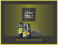 DOVE Men+Care Active Fresh Box prémiová športová taška - Pánska kozmetická súprava