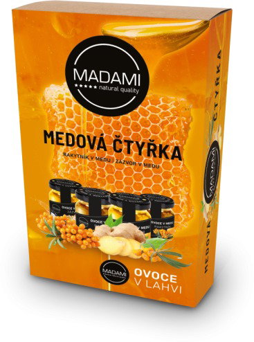 MADAMI Box with Flavoured Honey - Gift Set - Main image