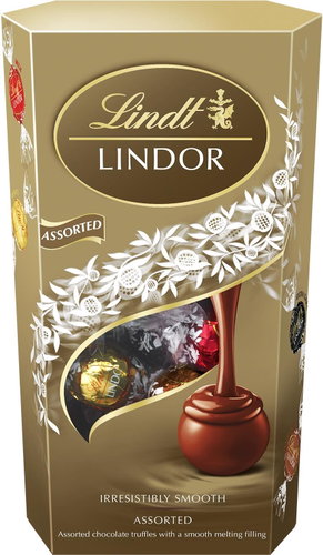 LINDT Lindor Cornet Assorted 600G - Box of Chocolates - Main image