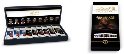 LINDT Excellence Degustation Kit 9 pcs - Chocolate - Main image