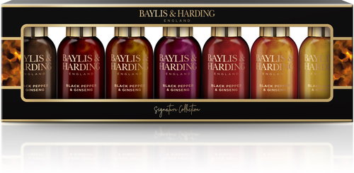 BAYLIS & HARDING Set of Shower Gels for Men - Signature Men's Black Pepper & Ginseng, 7 - Cosmetic Gift Set - Main image