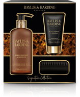 BAYLIS & HARDING Men's Hand Care Set with Brush - Signature Men's Black Pepper & Gin - Cosmetic Gift Set