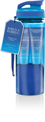 BAYLIS & HARDING Men's body care set with towel and bottle - Men's Citrus Lime & Mint, - Cosmetic Gift Set - Main image
