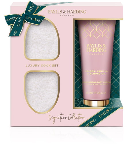 BAYLIS & HARDING Foot Care Set - Jojoba, Vanilla & Almond Oil - Cosmetic Gift Set - Main image