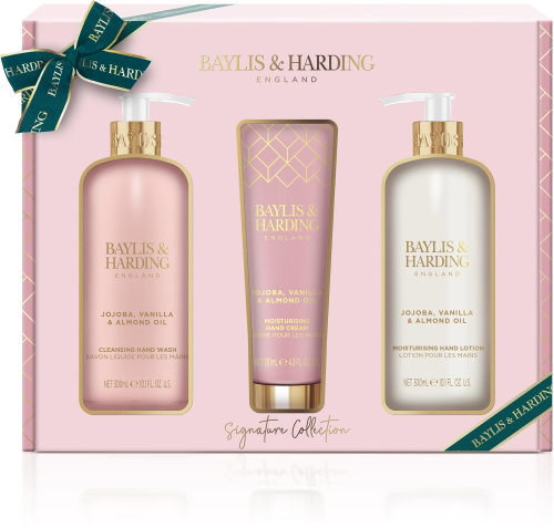 BAYLIS & HARDING Hand Care Set - Jojoba, Vanilla & Almond Oil Set 730ml - Cosmetic Gift Set - Main image