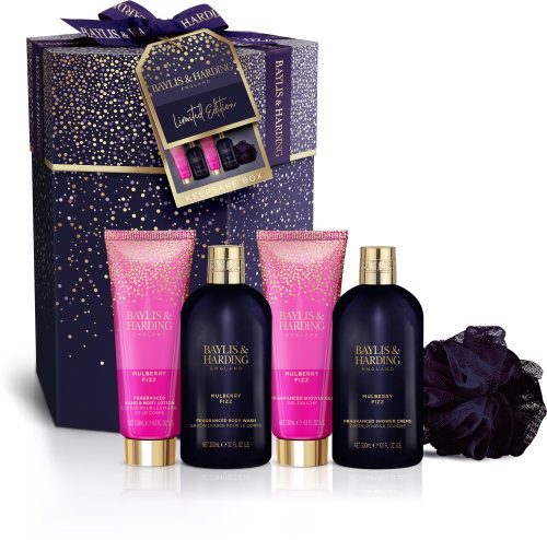 BAYLIS & HARDING Body Care Set - Mulberry Fizz, 5 pcs - Cosmetic Gift Set - Main image