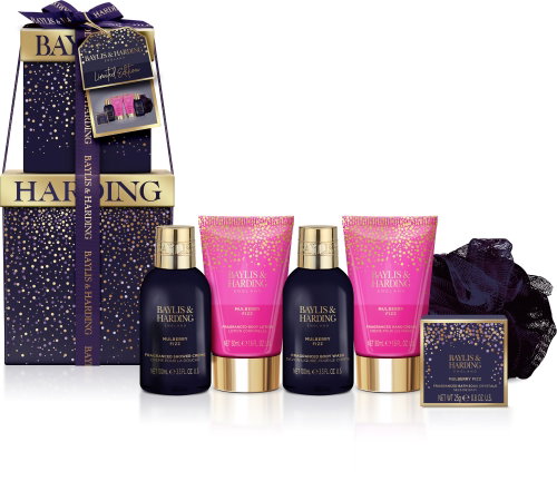 BAYLIS & HARDING Body Care Set - Mulberry Fizz, 6 pcs - Cosmetic Gift Set - Main image