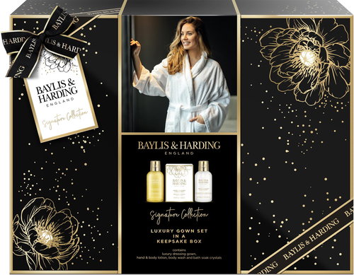 BAYLIS & HARDING Body Care Set with Bathrobe - Sweet Mandarin & Grapefruit - Cosmetic Gift Set - Main image