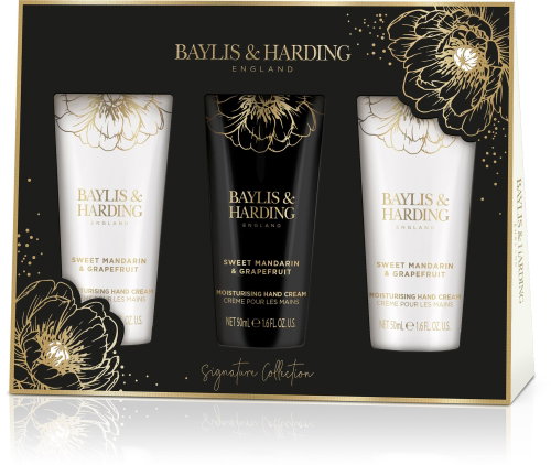 BAYLIS & HARDING Hand Cream Set - Sweet Mandarin & Grapefruit - 3 pcs - Cosmetic Gift Set - Main image