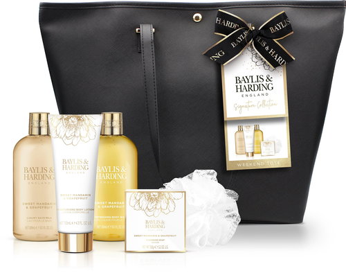 BAYLIS & HARDING Body Care Set in Bag - Sweet Mandarin & Grapefruit, 5 pcs - Cosmetic Gift Set - Main image