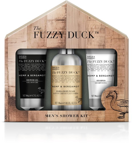 BAYLIS & HARDING Body Care Set for Men - The Fuzzy Duck Men's Hemp & Bergamot - Cosmetic Gift Set - Main image