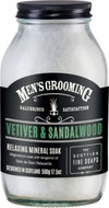 SCOTTISH FINE SOAPS Men's Bath Salt - Vetiver & Sandalwood, 500g - Cosmetic Gift Set