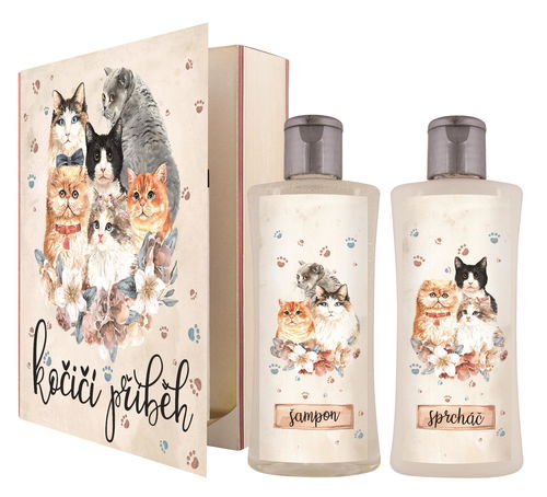 BOHEMIA GIFTS Kočičí příběh 500 ml - Dárková kosmetická sada - Hlavní obrázek