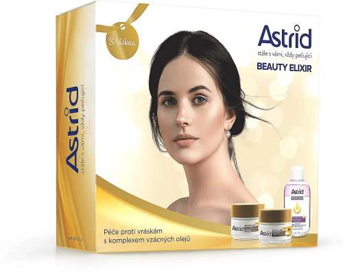 ASTRID BEAUTY ELIXIR Day Cream 50ml + Night Cream 50ml + ASTRID AQUA BIOTIC Two-step Make-up Remover - Cosmetic Gift Set - Main image