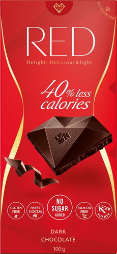 RED - Dark Chocolate 100g - Chocolate - Main image