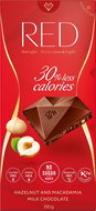 RED - Milk Chocolate with Macadamia and Hazelnuts 100g - Chocolate