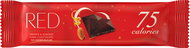 RED - Dark Chocolate Bar with Orange and Almonds 26g - Chocolate