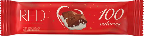 RED - Milk Chocolate Bar 26g - Chocolate - Main image