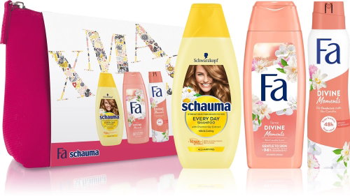 SCHAUMA+FA Christmas Bag Pink - Haircare Set - Main image