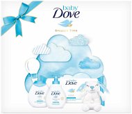DOVE Baby Rich Moisture Készlet plüss csörgővel - Kozmetikai ajándékcsomag